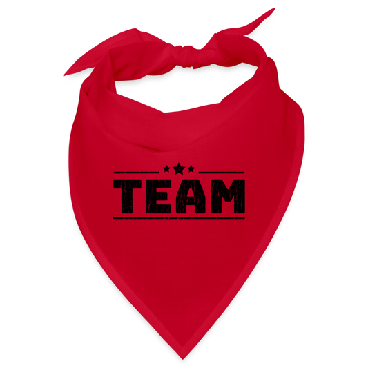 Bandana "Team" - Rot