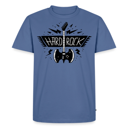 Männer Premium T-Shirt "Hard Rock" - Taubenblau