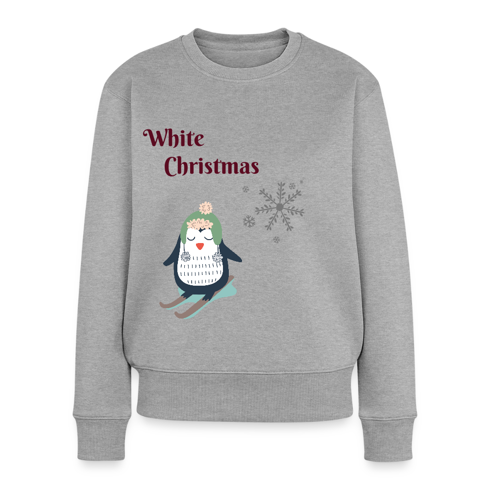 Frauen Weihnachtspullover - Grau meliert