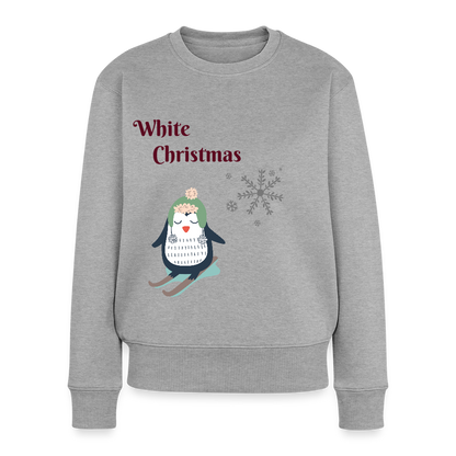 Frauen Weihnachtspullover - Grau meliert