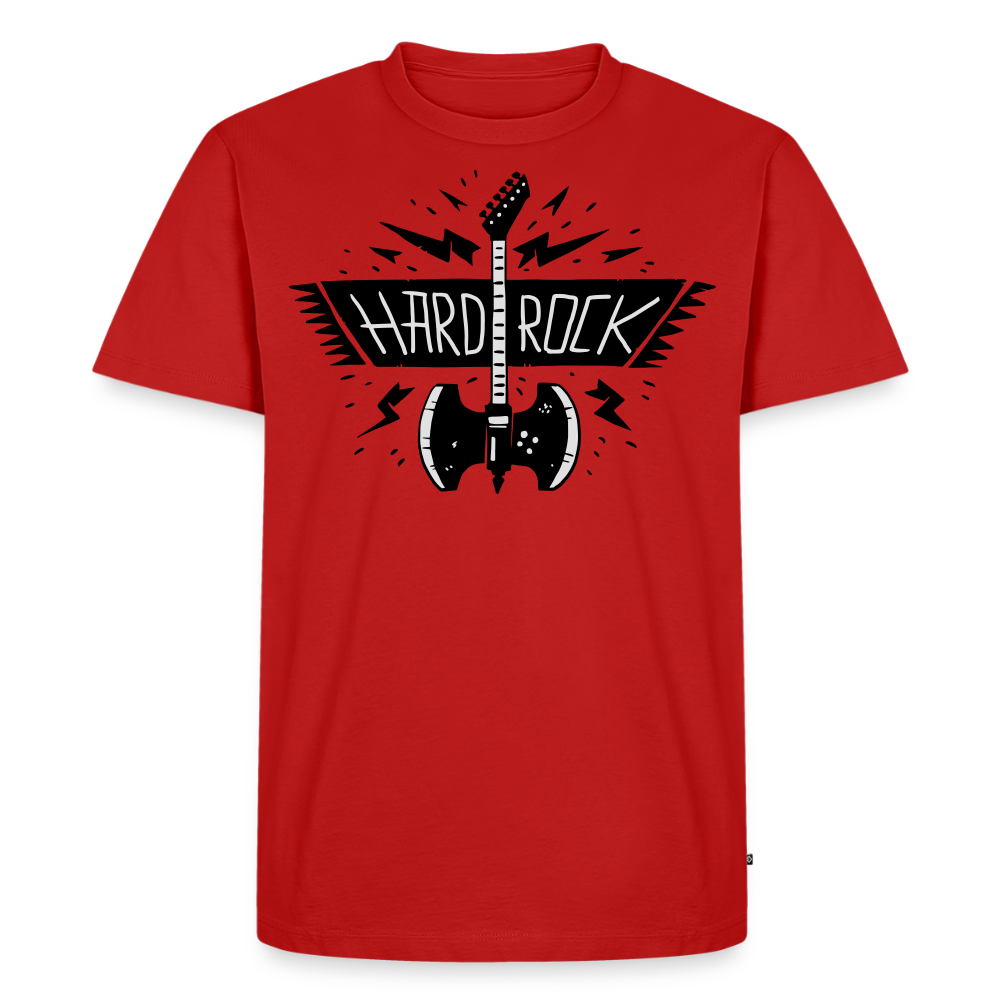 Männer Premium T-Shirt "Hard Rock" - Rot