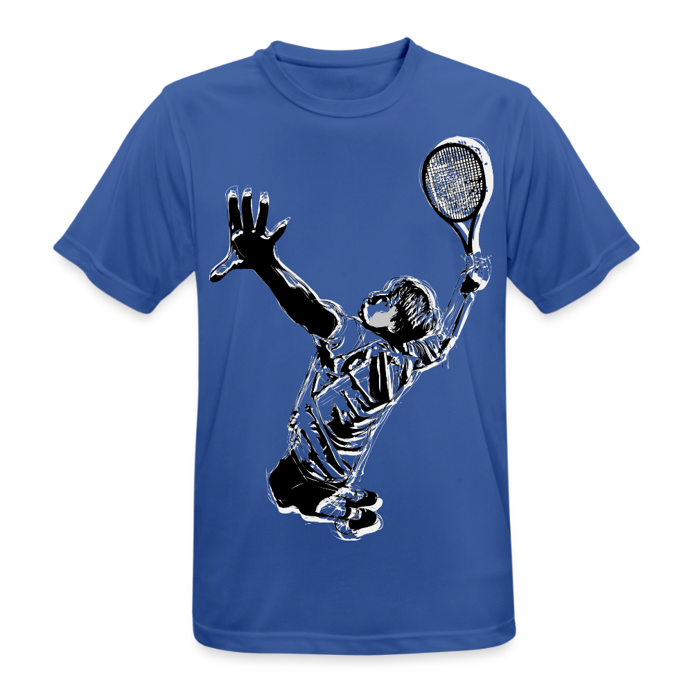 T-Shirt atmungsaktiv Herren "Tennisspieler" - Royalblau