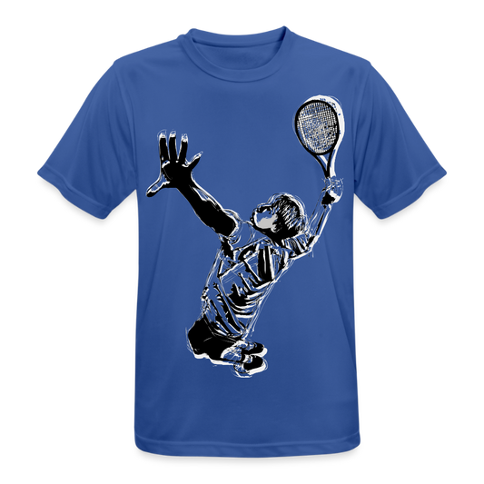 T-Shirt atmungsaktiv Herren "Tennisspieler" - Royalblau