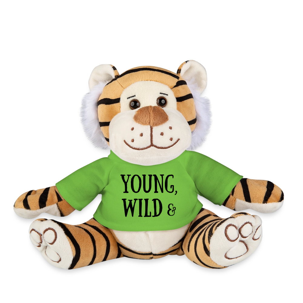 Maskottchen Tiger "Wild & Sexy" - Hellgrün