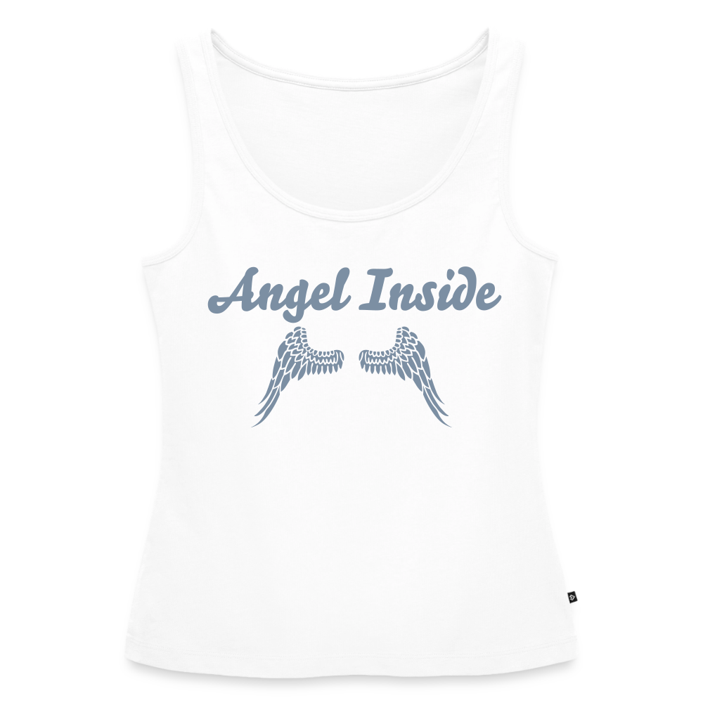 Premium Tanktop "Angel Inside" - Weiß