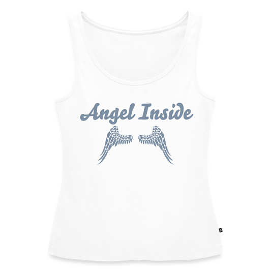 Premium Tanktop "Angel Inside" - Weiß
