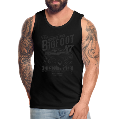 Tank Top "Bigfoot" mit Customizer personalisierbar - Schwarz