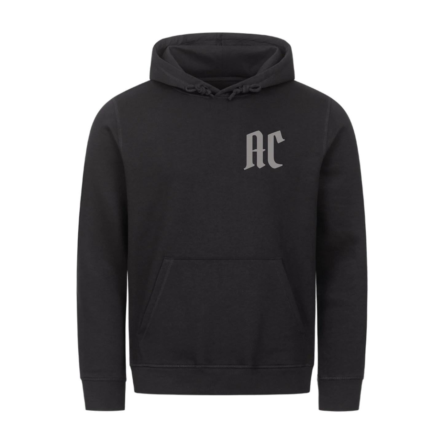 Hoodie Herren "Hanteln + Initialen"