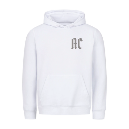 Hoodie Herren "Hanteln + Initialen"
